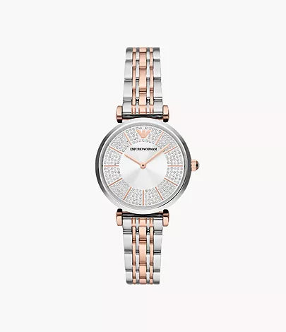 AR11537 - Emporio Armani Two-Hand Two-Tone Stainless Steel Watch - Shop Authentic watch(s) from Maybrands - for as low as ₦670000! 