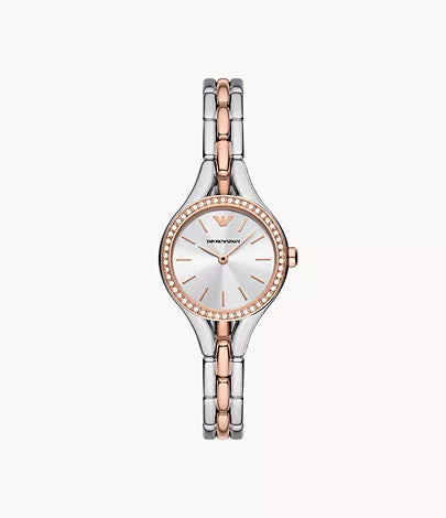 AR11551-Emporio Armani Two-Hand Two-Tone Stainless Steel Watch for Women - Shop Authentic watches(s) from Maybrands - for as low as ₦506000! 
