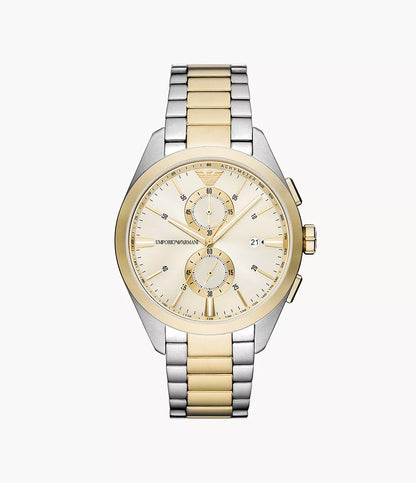 Emporio Armani Chronograph Two-Tone Stainless Steel Watch AR11605 - Shop Authentic Watches(s) from Maybrands - for as low as ₦612500! 