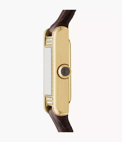 Emporio Armani Two-Hand Brown Leather Watch AR11705 - Shop Authentic ARMWOMWAT(s) from Maybrands - for as low as ₦363500.01! 