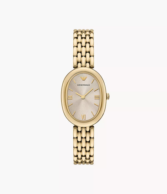 Emporio Armani Two-Hand Gold-Tone Stainless Steel Watch AR11707 - Shop Authentic ARMWOMWAT(s) from Maybrands - for as low as ₦407500! 
