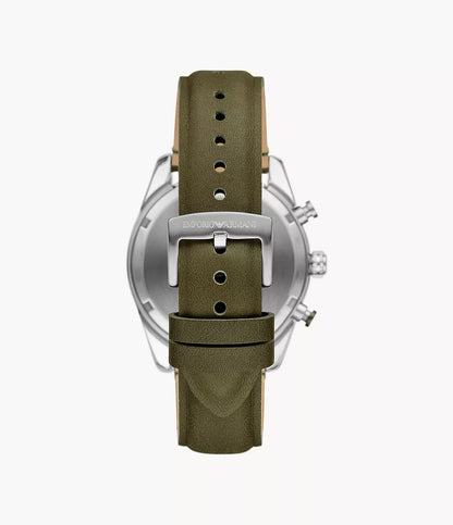 Emporio Armani Chronograph Green Leather Watch AR11709 - Shop Authentic ARMMENWAT(s) from Maybrands - for as low as ₦407500! 