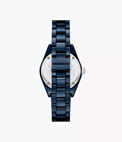 AR70012 - Emporio Armani Three-Hand Date Blue Ceramic Watch For Women - Shop Authentic watches(s) from Maybrands - for as low as ₦579000! 