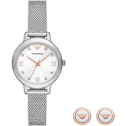 AR80065SET - Emporio Armani Women's Analog Silver Dial Watch - Shop Authentic watch(s) from Maybrands - for as low as ₦338500! 