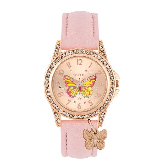 ATK1086-TIKKERS Girls Pink Strap Stone Watch Set - Shop Authentic watches(s) from Maybrands - for as low as ₦23500! 