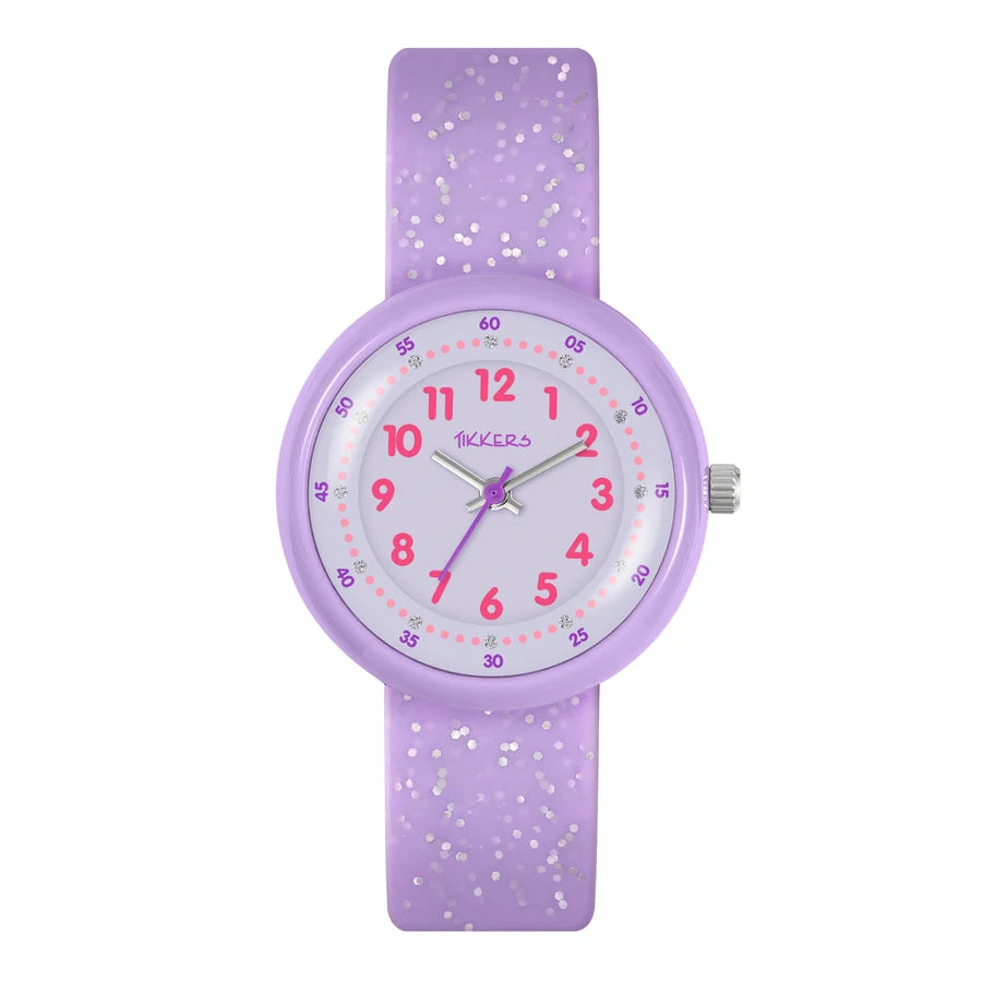 Tikkers Purple Glitter Strap Watch ATK1102 - Shop Authentic PERTIKWAT(s) from Maybrands - for as low as ₦21500! 