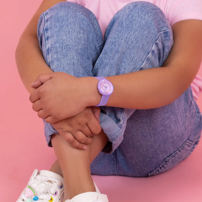 Tikkers Purple Glitter Strap Watch ATK1102 - Shop Authentic PERTIKWAT(s) from Maybrands - for as low as ₦21500! 