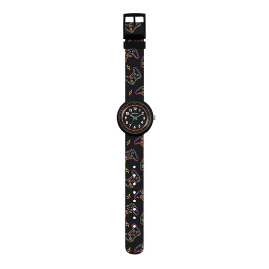 Tikkers Black Gaming Silicone Strap Watch ATK1103 - Shop Authentic Watches(s) from Maybrands - for as low as ₦18604.65! 