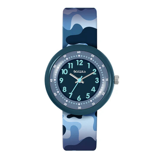 Tikkers Blue Camouflage Silicone Strap ATK1104 - Shop Authentic Watches(s) from Maybrands - for as low as ₦18604.65! 