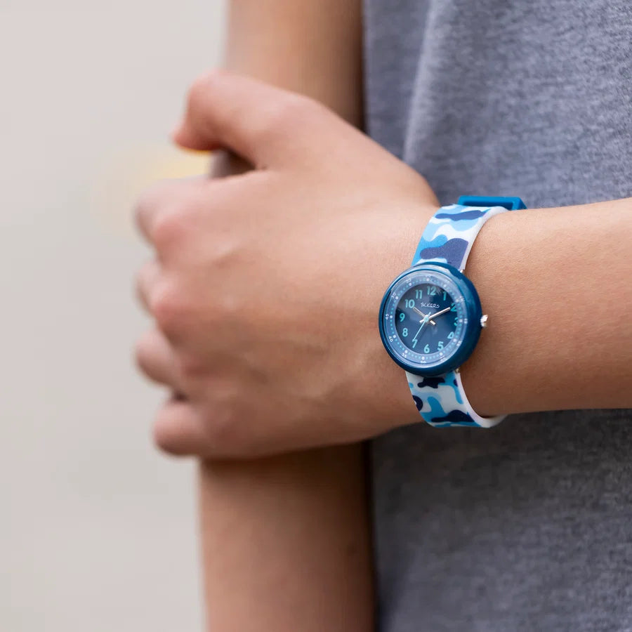 Tikkers Time Teacher Blue Camo Strap Watch ATK1104 - Shop Authentic PERTIKWAT(s) from Maybrands - for as low as ₦21500! 