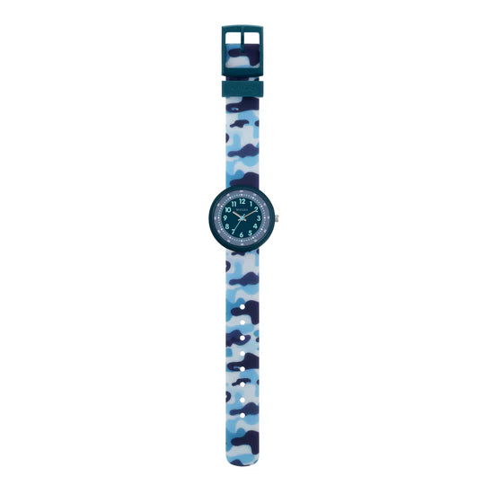 Tikkers Blue Camouflage Silicone Strap ATK1104 - Shop Authentic Watches(s) from Maybrands - for as low as ₦18604.65! 