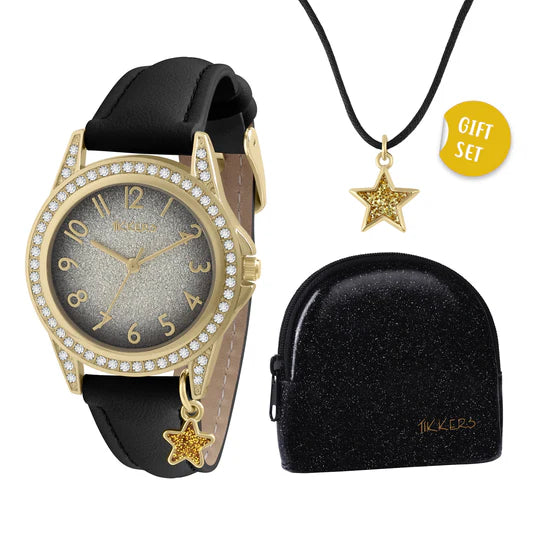 Tikkers Black Star Watch, Necklace and Purse Gift Set ATK1109 - Shop Authentic Watches(s) from Maybrands - for as low as ₦27906.98! 