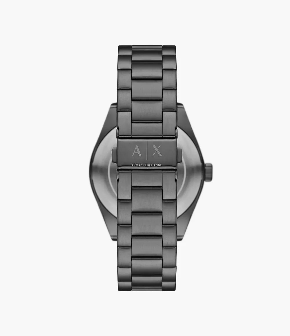 Armani Exchange Three-Hand Date Gunmetal Stainless Steel Watch AX1421 - Shop Authentic Watches(s) from Maybrands - for as low as ₦417500! 