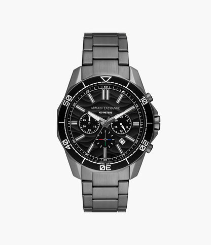 Armani Exchange Chronograph Gunmetal Stainless Steel Watch AX1959 - Shop Authentic Watches(s) from Maybrands - for as low as ₦510500! 