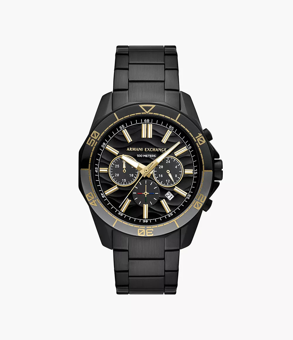 Armani Exchange Chronograph Black Stainless Steel Watch AX1963 - Shop Authentic Watches(s) from Maybrands - for as low as ₦510500! 