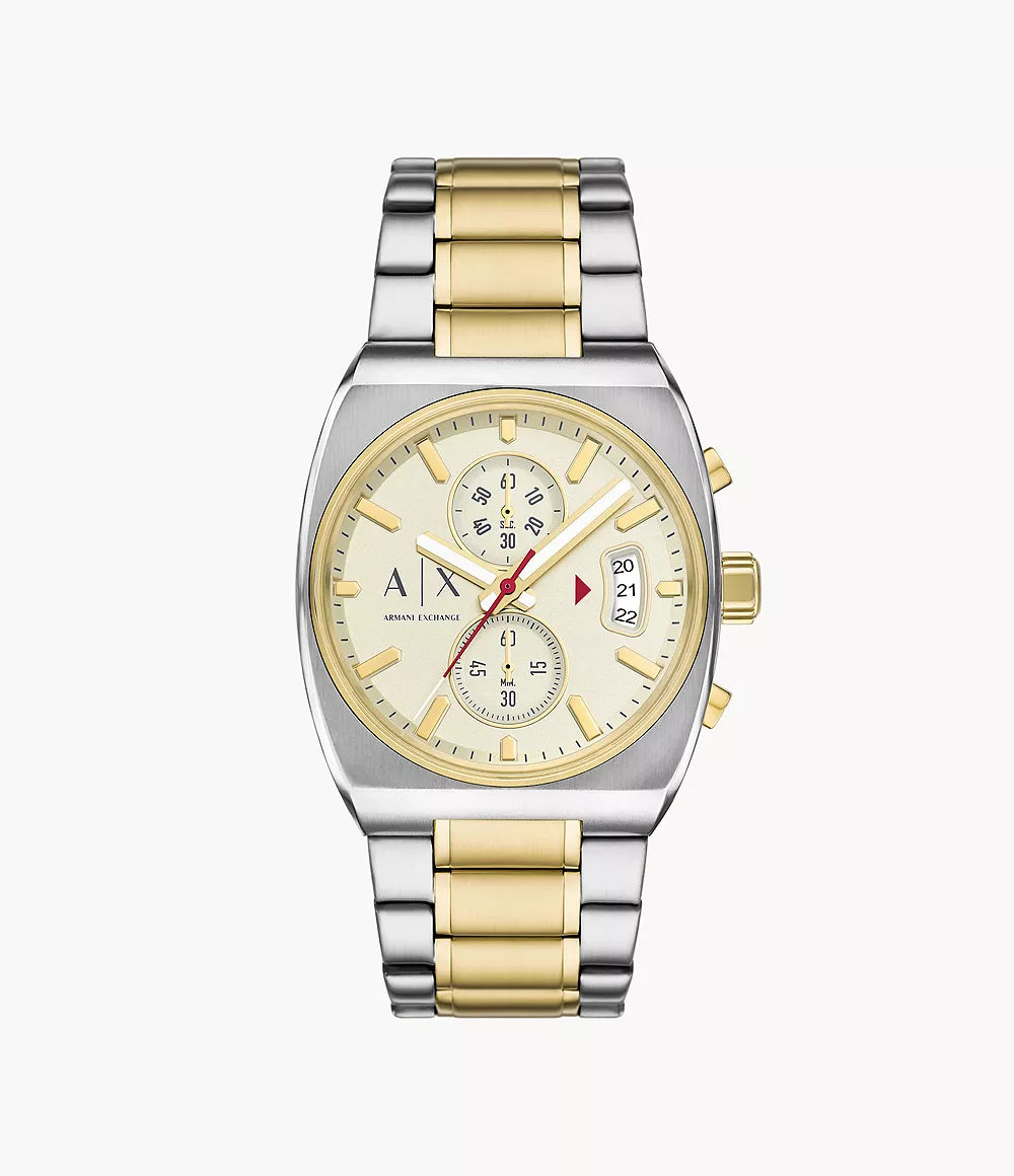 Armani Exchange Chronograph Two-Tone Stainless Steel Watch AX2821 - Shop Authentic AEXMENWAT(s) from Maybrands - for as low as ₦395500! 