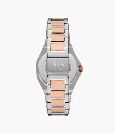 AX4607-Armani Exchange Three-Hand Two-Tone Stainless Steel Watch for Women - Shop Authentic watches(s) from Maybrands - for as low as ₦331500! 