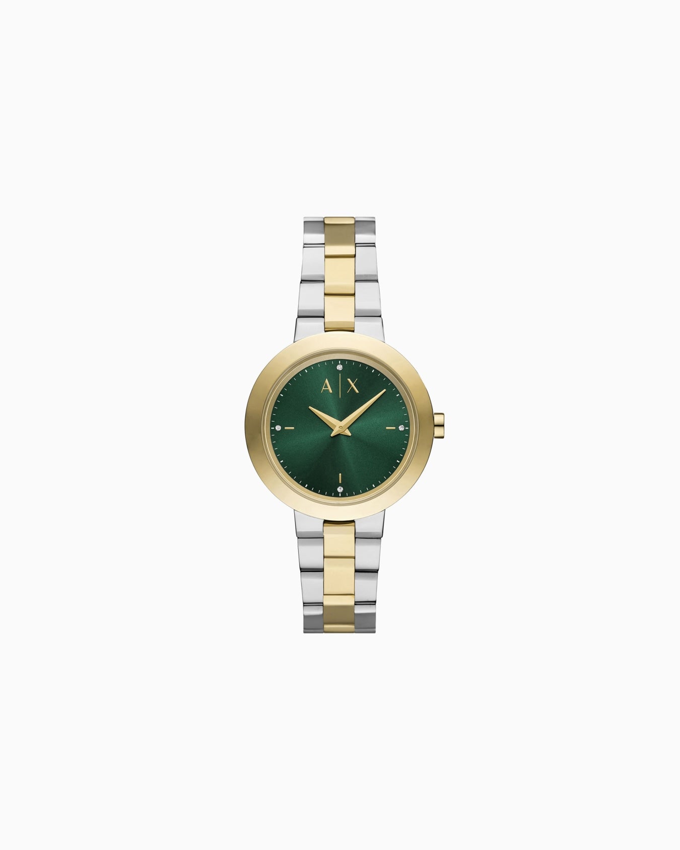 Two-Hand Two-Tone Stainless Steel Watch AX5176 - Shop Authentic AEXWOMWAT(s) from Maybrands - for as low as ₦363500! 