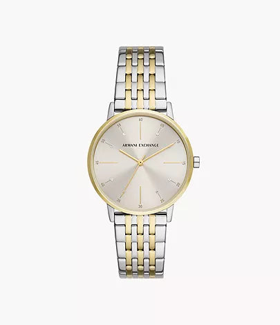 AX5595-Armani Exchange Three-Hand Two-Tone Stainless Steel Watch for Men - Shop Authentic watches(s) from Maybrands - for as low as ₦249000! 