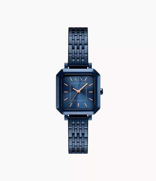 Armani Exchange Three-Hand Blue Stainless Steel Watch AX5730 - Shop Authentic AEXWOMWAT(s) from Maybrands - for as low as ₦292500! 