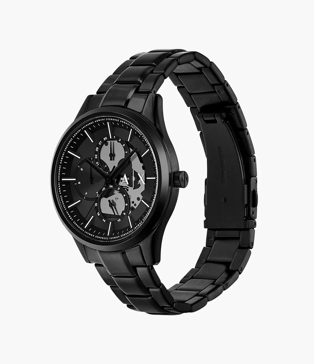 Armani Exchange Multifunction Black Stainless Steel Watch and Necklace Set AX7160SET - Shop Authentic Watches(s) from Maybrands - for as low as ₦475000! 