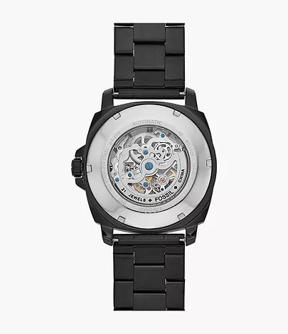 BQ2426-Fossil Privateer Sport Mechanical Black Stainless Steel Watch for Men - Shop Authentic automatic watch(s) from Maybrands - for as low as ₦450500! 