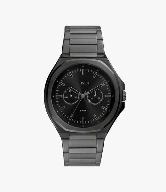 BQ2609 - Fossil Evanston Multifunction Gunmetal Stainless Steel Watch - Shop Authentic watches(s) from Maybrands - for as low as ₦276000! 