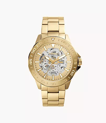 BQ2680 - Fossil Bannon Automatic Gold-Tone Stainless Steel Watch - Shop Authentic watch(s) from Maybrands - for as low as ₦203500! 