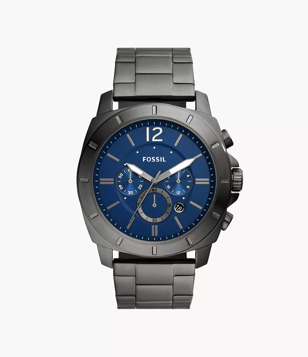 BQ2758 - Fossil Privateer Chronograph Smoke Stainless Steel Watch - Shop Authentic watches(s) from Maybrands - for as low as ₦380000! 