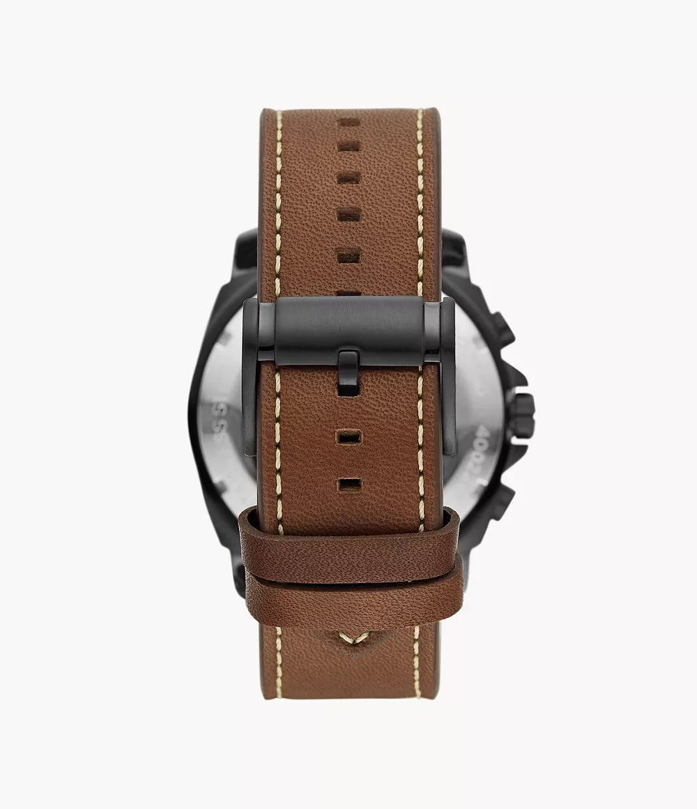 BQ2760 - Fossil Privateer Chronograph Dark Brown Leather Watch - Shop Authentic watches(s) from Maybrands - for as low as ₦328000! 