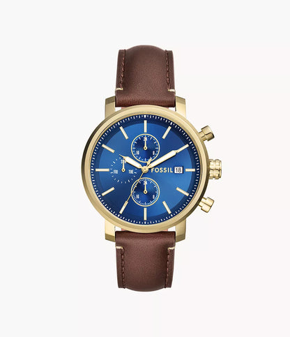 BQ2848 - Fossil Rhett Multifunction Brown LiteHide™ Leather Watch - Shop Authentic watches(s) from Maybrands - for as low as ₦293000! 