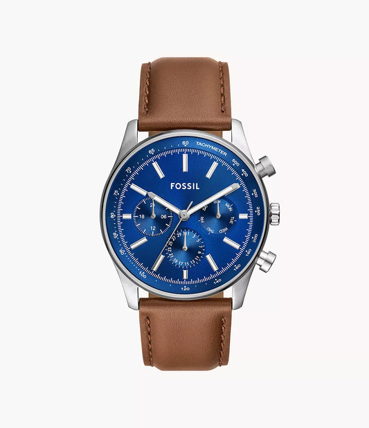 BQ2857 - Fossil Sullivan Multifunction Brown LiteHide™ Leather Watch - Shop Authentic watch(s) from Maybrands - for as low as ₦293000! 