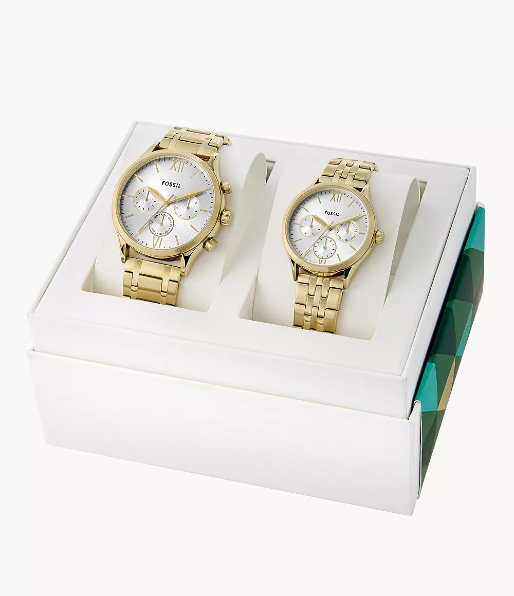 Fenmore Multifunction Gold-Tone Stainless Steel Watch Set BQ2899SET - Shop Authentic Watches(s) from Maybrands - for as low as ₦735000! 