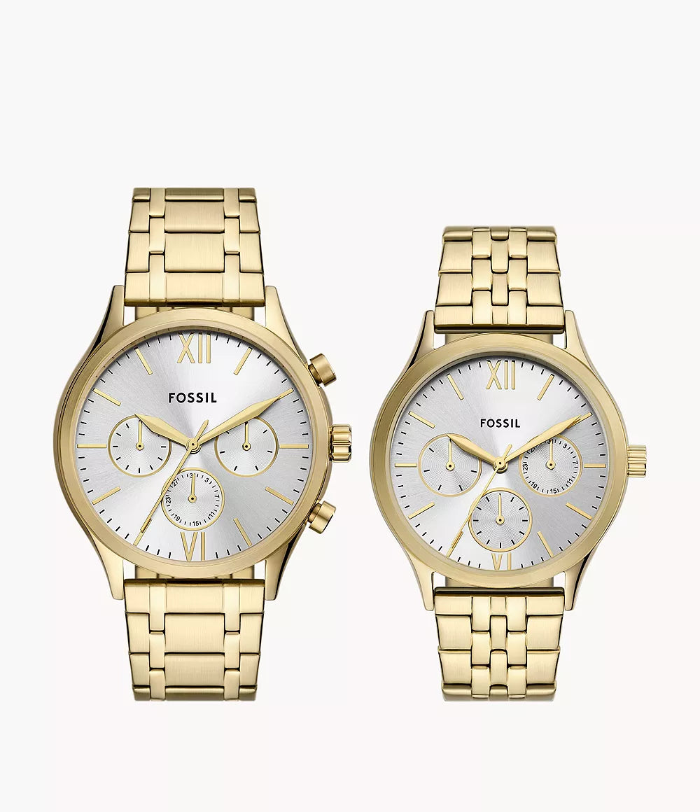 Fenmore Multifunction Gold-Tone Stainless Steel Watch Set BQ2899SET - Shop Authentic Watches(s) from Maybrands - for as low as ₦735000! 