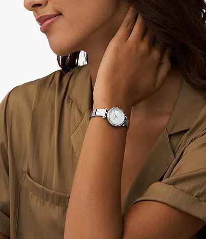BQ3893 - Fossil Tillie Mini Three-Hand Stainless Steel Watch - Shop Authentic watches(s) from Maybrands - for as low as ₦197000! 