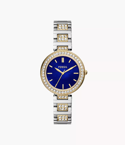BQ3944 - Fossil Karli Three-Hand Two-Tone Stainless Steel Watch - Shop Authentic watches(s) from Maybrands - for as low as ₦276000! 