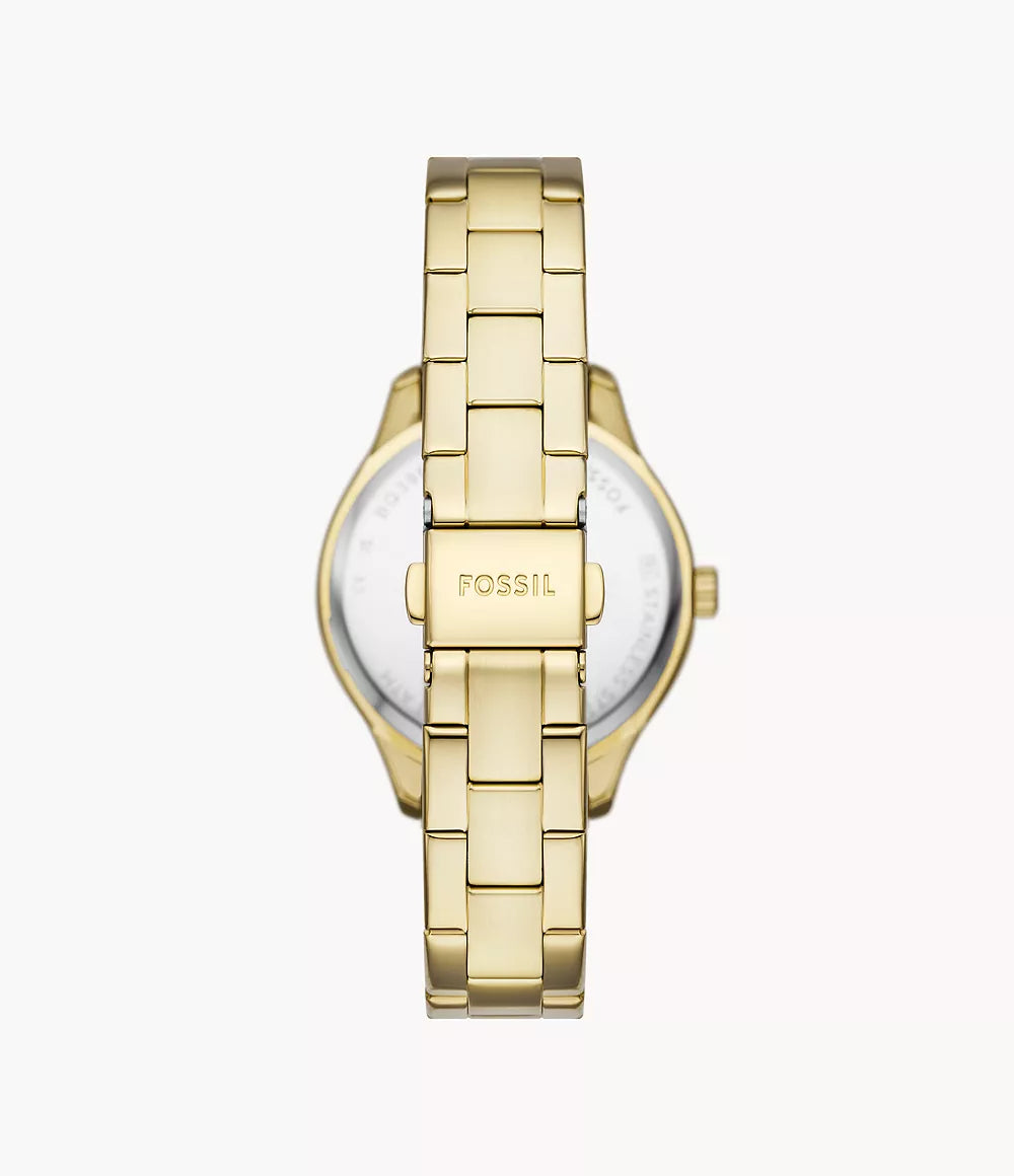 Fossil Rye Multifunction Gold-Tone Alloy Watch BQ3964 - Shop Authentic Watches(s) from Maybrands - for as low as ₦323000! 