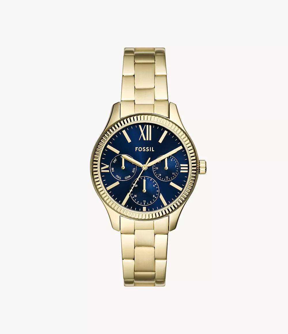 Fossil Rye Multifunction Gold-Tone Alloy Watch BQ3964 - Shop Authentic Watches(s) from Maybrands - for as low as ₦323000! 