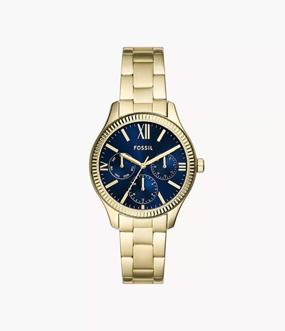 Fossil Rye Multifunction Gold-Tone Alloy Watch BQ3964 - Shop Authentic Watches(s) from Maybrands - for as low as ₦323000! 