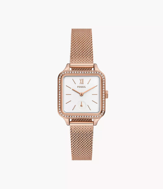 Colleen Three-Hand Rose Gold-Tone Stainless Steel Mesh Watch BQ3971 - Shop Authentic Watches(s) from Maybrands - for as low as ₦376500! 