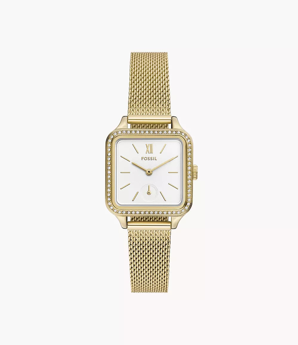 Colleen Three-Hand Gold-Tone Stainless Steel Mesh Watch BQ3972 - Shop Authentic Watches(s) from Maybrands - for as low as ₦376500! 