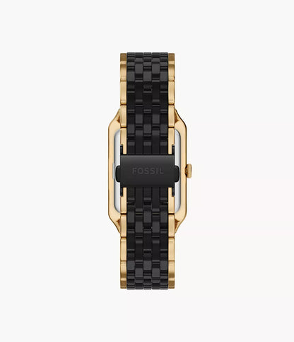 Raquel 26mm Three-Hand Date Gold-Tone Stainless Steel and Black Ceramic Watch CE1135 - Shop Authentic FOSWOMWAT(s) from Maybrands - for as low as ₦720000! 