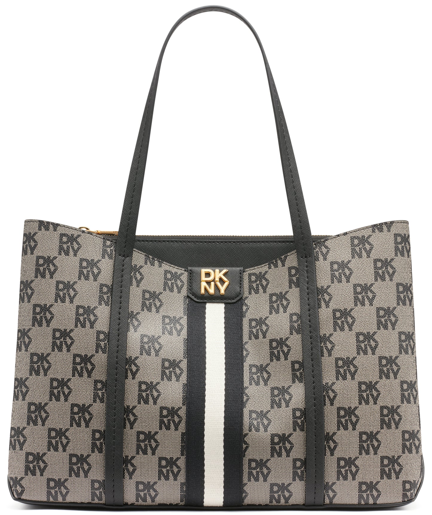 DKNY Nuri Tote bag saffiano cow leather black logo/black R53A6M10/XLB - Shop Authentic DKNFASBAG(s) from Maybrands - for as low as ₦499500! 