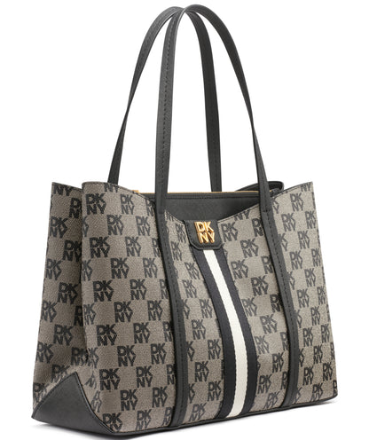 DKNY Nuri Tote bag saffiano cow leather black logo/black R53A6M10/XLB - Shop Authentic DKNFASBAG(s) from Maybrands - for as low as ₦499500! 