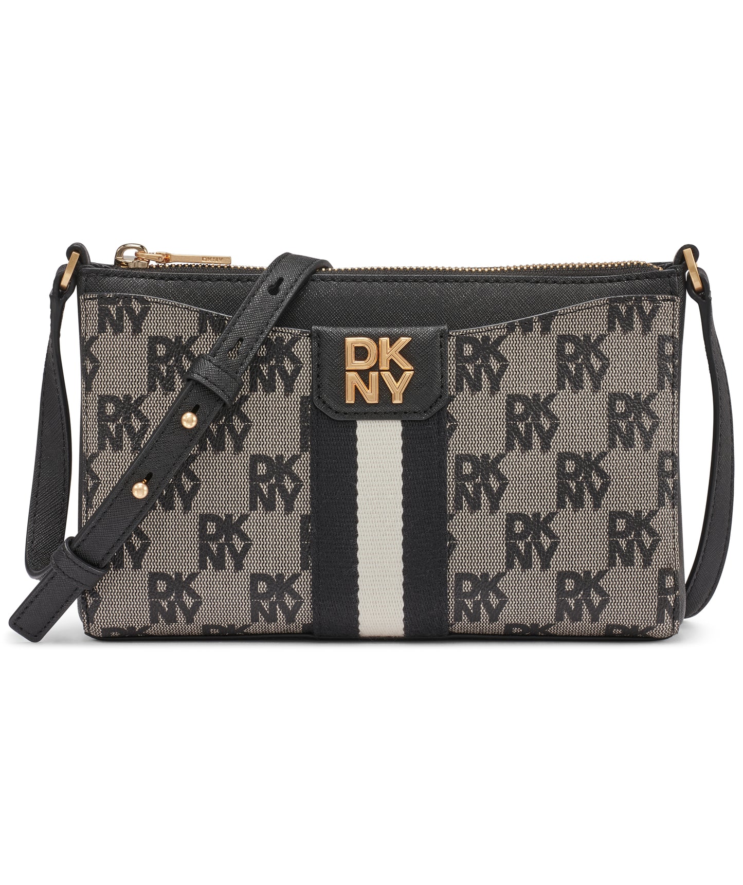 DKNY Nuri Logo Zip Through Crossbody for Women R53E6M12/XLB - Shop Authentic DKNFASBAG(s) from Maybrands - for as low as ₦320500! 