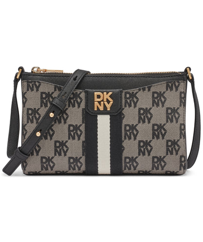 DKNY Nuri Logo Zip Through Crossbody for Women R53E6M12/XLB - Shop Authentic DKNFASBAG(s) from Maybrands - for as low as ₦320500! 