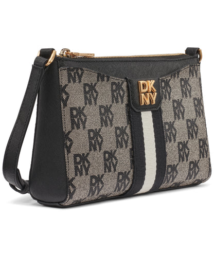 DKNY Nuri Logo Zip Through Crossbody for Women R53E6M12/XLB - Shop Authentic DKNFASBAG(s) from Maybrands - for as low as ₦320500! 