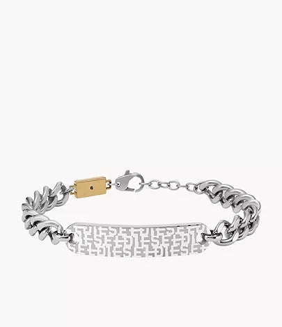 DX1429931-Diesel Font Two-Tone Stainless Steel ID Chain Bracelet for Men - Shop Authentic bracelets(s) from Maybrands - for as low as ₦129500! 