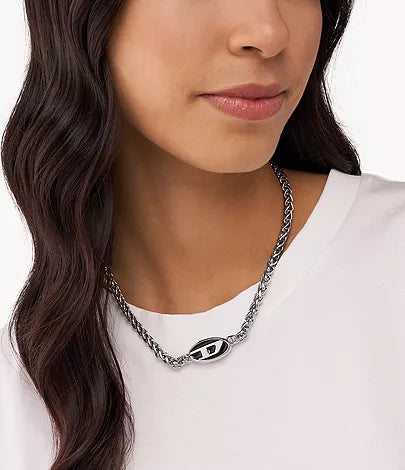 DX1470040-Diesel Stainless Steel Chain Unisex Necklace - Shop Authentic necklaces(s) from Maybrands - for as low as ₦204000! 