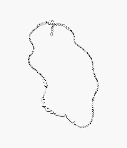 Diesel Unisex Stainless Steel Chain Necklace DX1491040 - Shop Authentic necklaces(s) from Maybrands - for as low as ₦189500! 